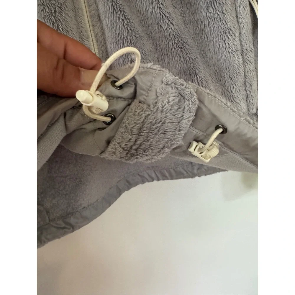 The North Face Osito 2 Fleece Jacket Grey Full Zip Womens Large LU508132